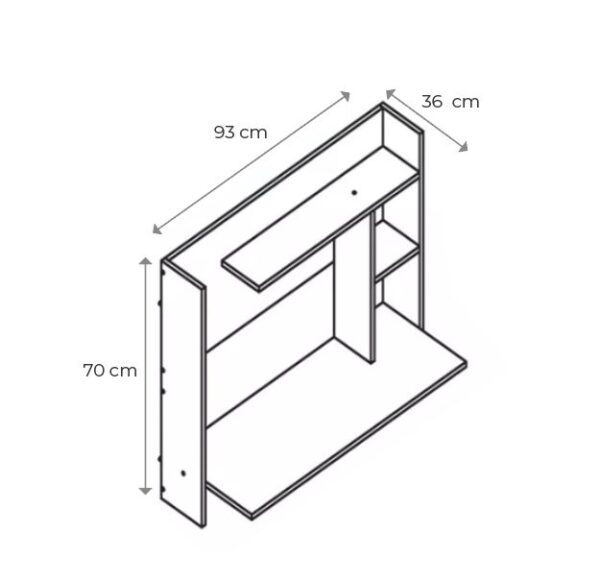Escritorio de Pared MVR Moveis - Imagen 5