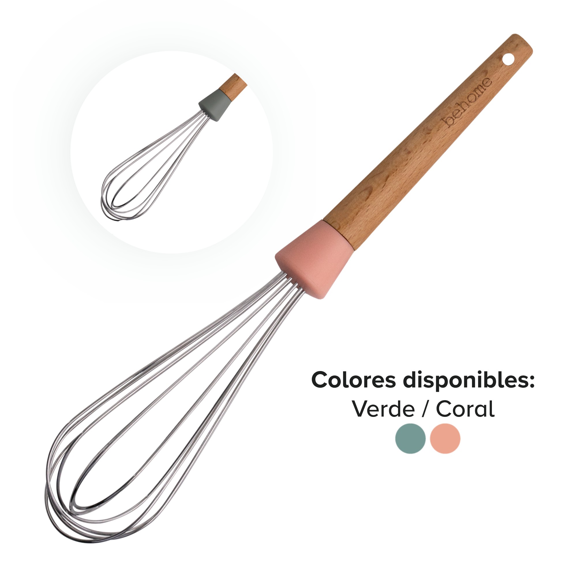 Batidor (mango de madera)