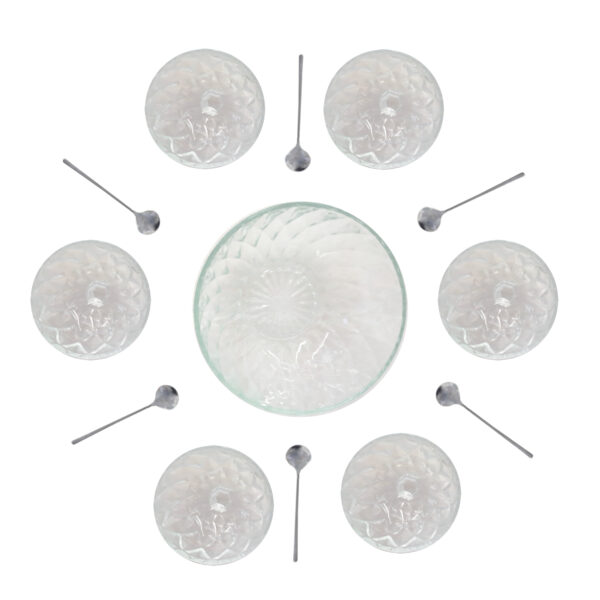 SET DE BOWL + 6 COPAS + CUCHARAS - Imagen 2