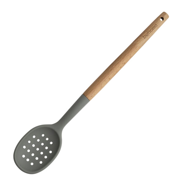SET UTENSILIOS SILICONA Y MADERA VERDE - Imagen 6