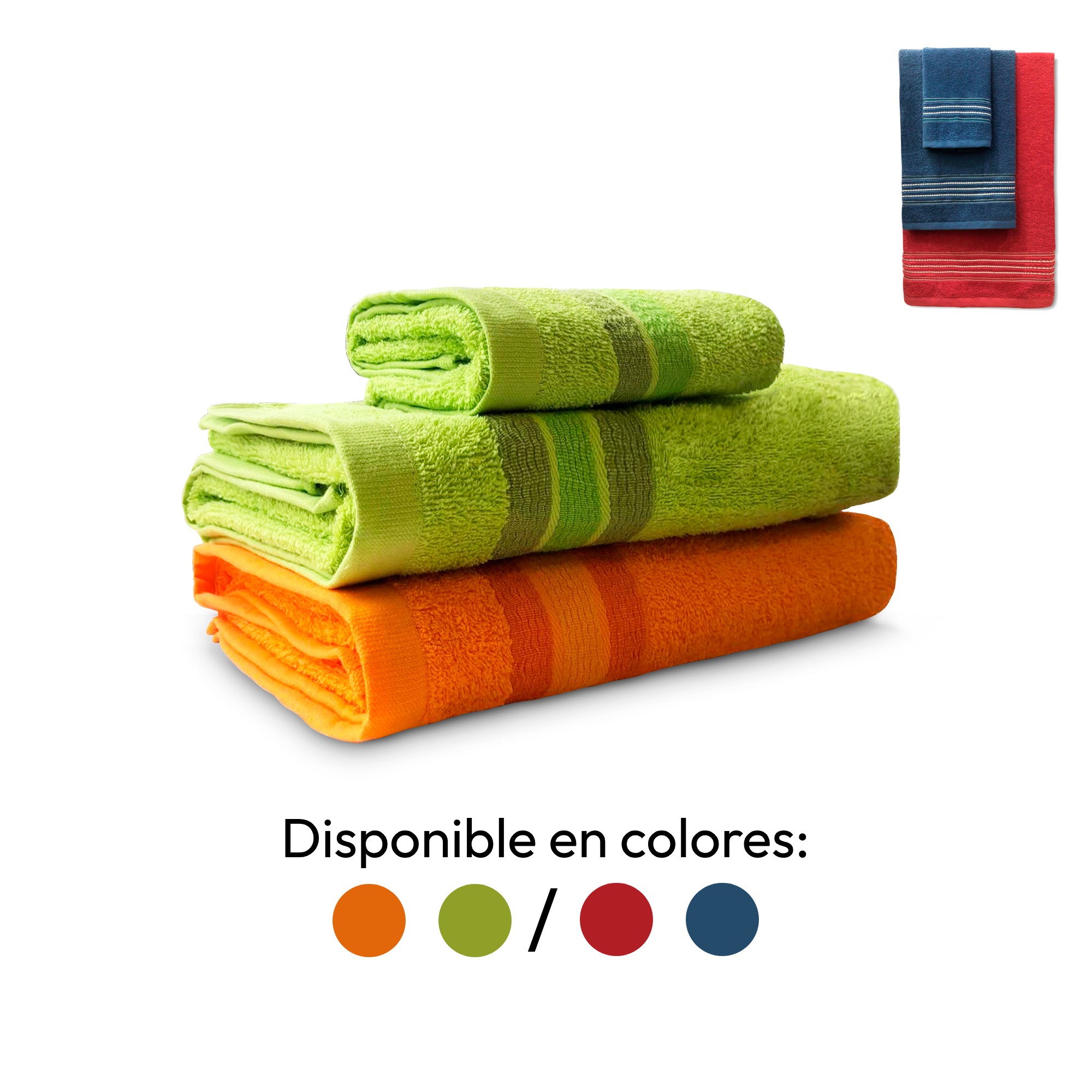 Set x3 toallas Behome